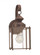 Jamestowne transitional 1-light medium outdoor exterior wall lantern in antique bronze finish with c (38|8457-71)