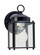 New Castle traditional 1-light outdoor exterior wall lantern sconce in black finish with clear glass (38|8592-12)