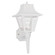 Polycarbonate Outdoor traditional 1-light outdoor exterior medium wall lantern sconce in white finis (38|8720-15)