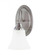 Holman traditional 1-light indoor dimmable bath vanity wall sconce in brushed nickel silver finish w (38|41806-962)