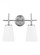 Driscoll contemporary 2-light indoor dimmable bath vanity wall sconce in chrome silver finish with c (38|4440402-05)
