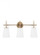 Driscoll contemporary 3-light indoor dimmable bath vanity wall sconce in satin brass gold finish wit (38|4440403-848)
