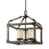 Dunning contemporary 3-light indoor dimmable ceiling chandelier pendant light in stardust finish wit (38|3113303-846)
