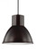 Division Street contemporary 1-light indoor dimmable ceiling hanging single pendant light in bronze (38|6517401-710)