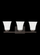 Bayfield contemporary 3-light indoor dimmable bath vanity wall sconce in bronze finish with satin et (38|4411603-710)