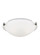 Clip Ceiling transitional 2-light indoor dimmable flush mount in brushed nickel silver finish with s (38|7543502-962)