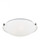 Clip Ceiling transitional 3-light indoor dimmable flush mount in brushed nickel silver finish with s (38|7543503-962)