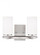 Alturas contemporary 2-light indoor dimmable bath vanity wall sconce in brushed nickel silver finish (38|4424602-962)