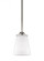 Hanford traditional 1-light indoor dimmable ceiling hanging single pendant light in brushed nickel s (38|6124501-962)