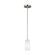 Alturas contemporary 1-light indoor dimmable ceiling hanging single pendant light in brushed nickel (38|6124601-962)