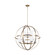 Alturas contemporary 9-light indoor dimmable ceiling chandelier pendant light in satin brass gold fi (38|3124609-848)