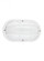 Bayside traditional 1-light outdoor exterior wall lantern sconce in white finish with polycarbonate (38|89806-15)