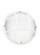 Bayside traditional 1-light outdoor exterior wall or ceiling mount in white finish with polycarbonat (38|89807-15)