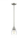 Belton transitional 1-light indoor dimmable ceiling hanging single pendant light in brushed nickel s (38|6114501-962)