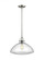 Belton transitional 1-light indoor dimmable ceiling hanging single pendant light in brushed nickel s (38|6614501-962)