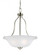 Emmons traditional 3-light indoor dimmable ceiling pendant hanging chandelier pendant light in brush (38|6639003-962)