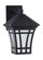 Herrington transitional 1-light outdoor exterior medium wall lantern sconce in black finish with etc (38|89132-12)
