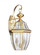 Lancaster traditional 2-light LED outdoor exterior wall lantern sconce in polished brass gold finish (38|8039EN-02)