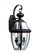 Lancaster traditional 2-light LED outdoor exterior wall lantern sconce in black finish with clear cu (38|8039EN-12)