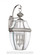Lancaster traditional 3-light LED outdoor exterior wall lantern sconce in antique brushed nickel sil (38|8040EN-965)