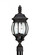 Wynfield traditional 2-light LED outdoor exterior post lantern in black finish with glass shades (38|82200EN-12)