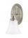 Holman traditional 1-light LED indoor dimmable bath vanity wall sconce in brushed nickel silver fini (38|41806EN3-962)