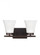 Bayfield contemporary 2-light LED indoor dimmable bath vanity wall sconce in bronze finish with sati (38|4411602EN3-710)