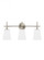 Driscoll contemporary 3-light LED indoor dimmable bath vanity wall sconce in brushed nickel silver f (38|4440403EN3-962)