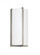 Faron transitional 1-light indoor dimmable bath vanity wall sconce in brushed nickel silver finish w (38|4934093S-962)
