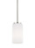 Alturas contemporary 1-light LED indoor dimmable ceiling hanging single pendant light in brushed nic (38|6124601EN3-962)