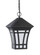 Herrington transitional 1-light LED outdoor exterior hanging ceiling pendant in black finish with et (38|69131EN3-12)