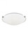 Clip Ceiling transitional 1-light indoor dimmable flush mount in brushed nickel silver finish with s (38|7443593S-962)