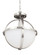 Alturas contemporary 2-light LED indoor dimmable ceiling semi-flush mount in brushed nickel silver f (38|7724602EN3-962)