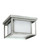 Hunnington contemporary 2-light LED outdoor exterior ceiling flush mount in weathered pewter grey fi (38|79039EN3-57)