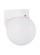 Outdoor Wall traditional 1-light LED outdoor exterior wall lantern sconce in white finish with smoot (38|8753EN3-15)