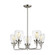 Belton transitional 5-light indoor dimmable ceiling up chandelier pendant light in brushed nickel si (38|3214505-962)
