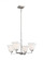 Ellis Harper transitional 4-light indoor dimmable ceiling chandelier pendant light in brushed nickel (38|3113704EN3-962)