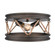Wry Lighting Chatham 2-light Flush Mount in Gunmetal Bronze (36|1048-FM GMT)