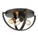 Golden Lighting Colson 3-light Flush Mount in Etruscan Bronze (36|3167-FM15 EB)