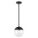 Small Pendant with Rod (36|3219-S BLK-BLK)