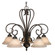 5 Light Nook Chandelier (36|8606-D5 RBZ-TEA)