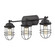 Golden Lighting Seaport 3-light Vanity in Matte Black (36|9808-BA3 BLK)