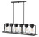 Medium Six Light Linear (87|63306BK-CL)