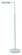 Generation Adjustable Halogen Pharmacy Floor Lamp (34|G100-WT)