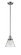 Cone - 1 Light - 8 inch - Brushed Satin Nickel - Stem Hung - Mini Pendant (3442|201S-SN-G42)