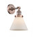 Cone - 1 Light - 8 inch - Antique Copper - Adjustable Sconce (3442|203-AC-G41)