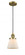 Cone - 1 Light - 6 inch - Brushed Brass - Cord hung - Mini Pendant (3442|201C-BB-G61)