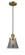 Cone - 1 Light - 6 inch - Brushed Brass - Cord hung - Mini Pendant (3442|201C-BB-G63)