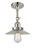 Halophane - 1 Light - 9 inch - Polished Nickel - Adjustable Semi-Flush Mount (3442|201F-PN-G2)