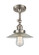 Halophane - 1 Light - 9 inch - Brushed Satin Nickel - Adjustable Semi-Flush Mount (3442|201F-SN-G2)